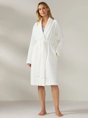 Coyuchi Women's Adriatic Organic Robe